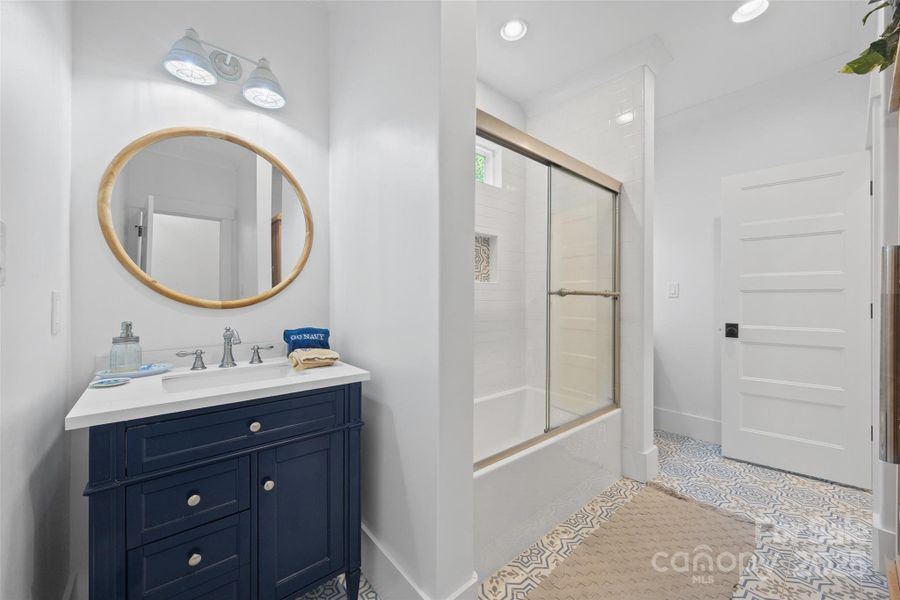 Second bathroom with sauna