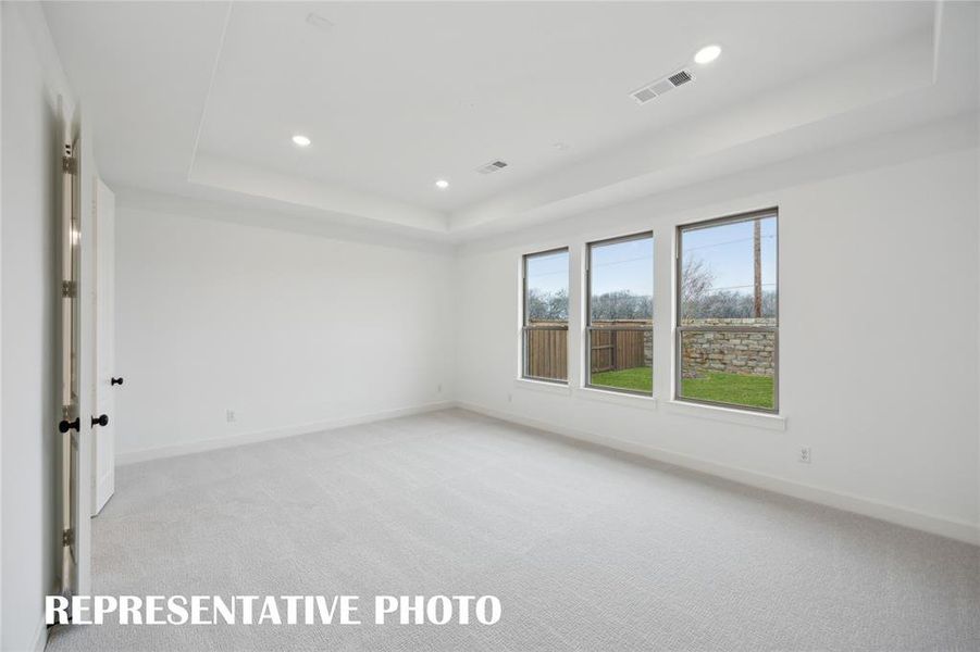 Your peaceful and relaxing owner's retreat is located at the rear of the home for additional privacy. REPRESENTATIVE PHOTO Your peaceful and relaxing owner's retreat is located at the rear of the home for additional privacy. REPRESENTATIVE PHOTO