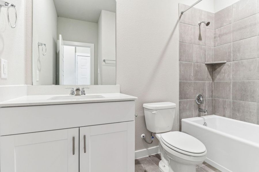 Photo is not of the actual home but is an inspirational photo of builder's model home and may depict options, furnishings, and/or decorator features that are not included.