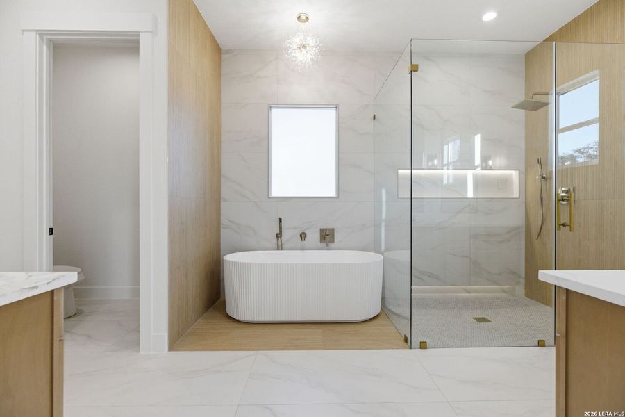 Furnished interior view inside a new home in , Bulverde (Image 35).