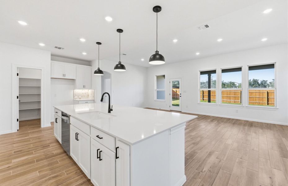Furnished interior view inside a new home in Saddleback at Santa Rita Ranch, Liberty Hill (Image 13).