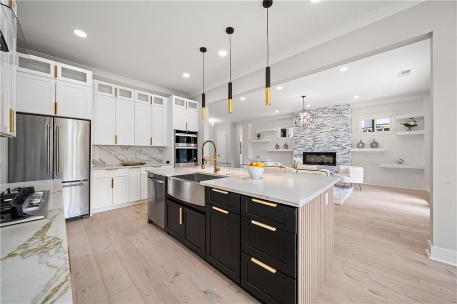 Furnished interior view inside a new home in , Acworth (Image 33).