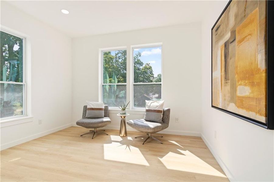 Furnished interior view inside a new home in , Atlanta (Image 4).