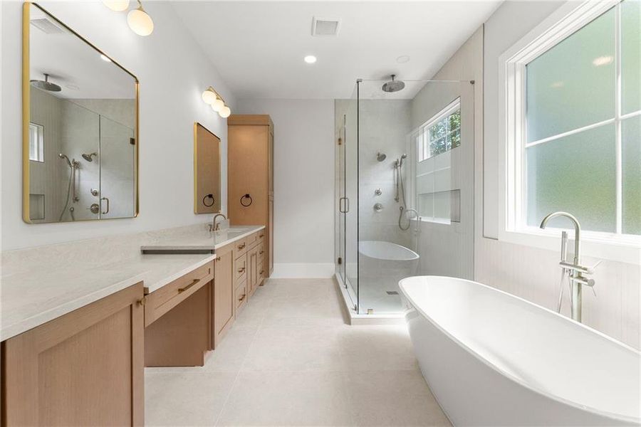 Furnished interior view inside a new home in , Cumming (Image 38).