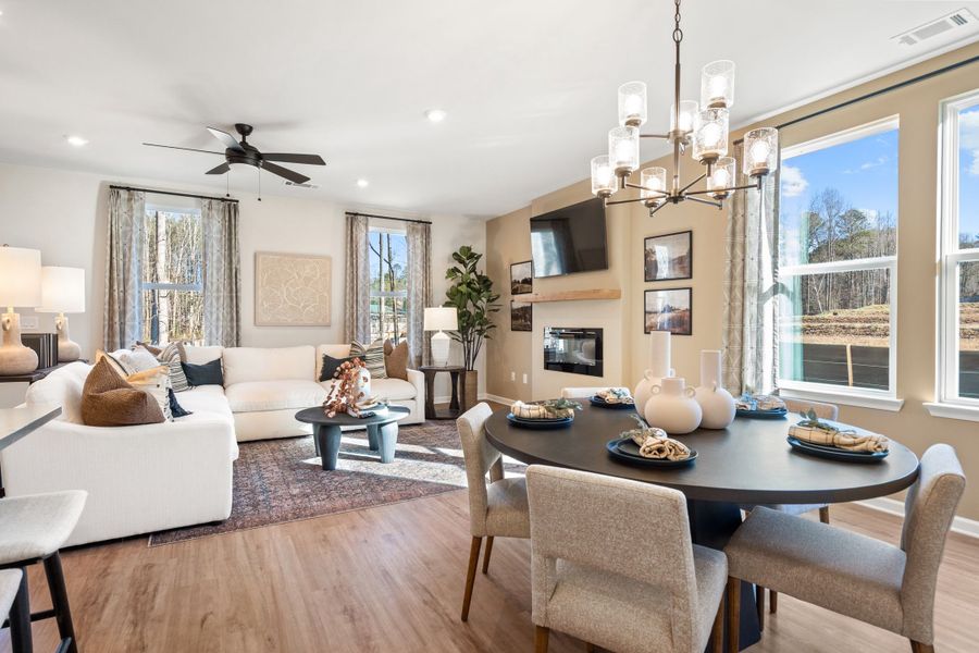 Representative furnished interior of a home built from the The Marion A by Davidson Homes LLC in The Village at Shallowford, Kennesaw (Image 15). Representative furnished interior of a home built from the The Marion A by Davidson Homes LLC in The Village at Shallowford, Kennesaw (Image 15).