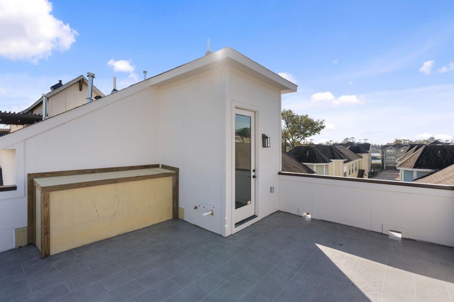 Exterior details and patio area of a home in , Houston (Image 22). Exterior details and patio area of a home in , Houston (Image 22).