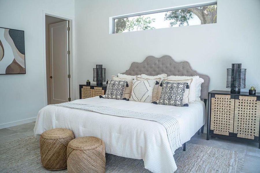 Furnished interior view inside a new home in , Sarasota (Image 36).