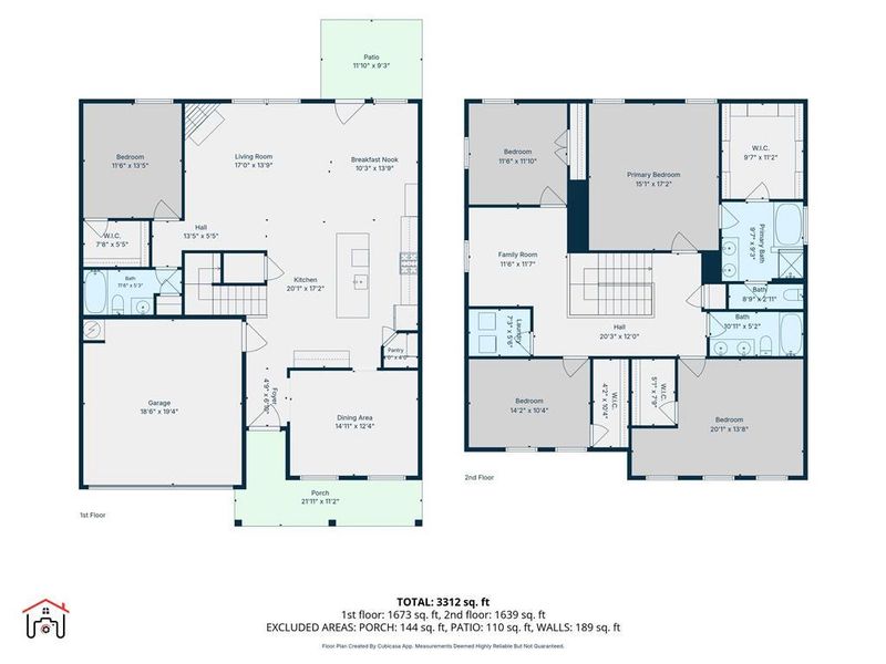 2D floor plan layout of this home in , McDonough, GA (Image 5).