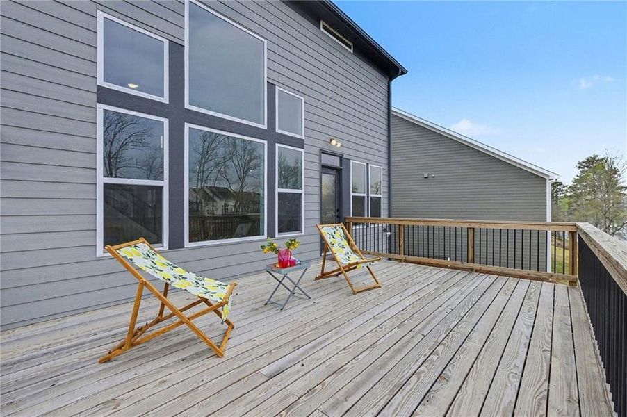 Exterior details and patio area of a home in , Hoschton (Image 22).