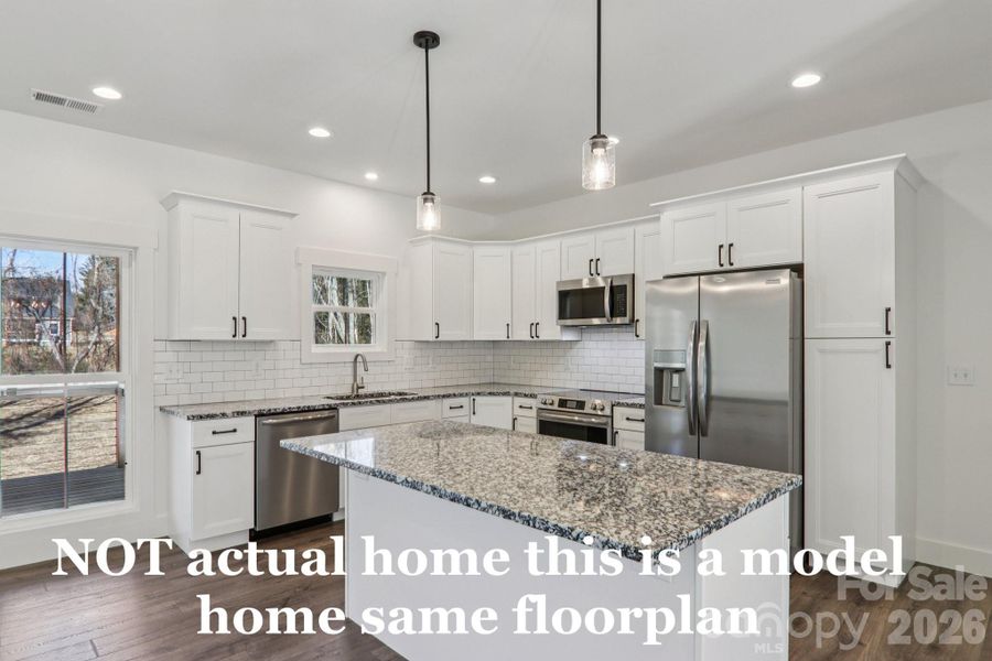 Furnished interior view inside a new home in , Hendersonville (Image 12).