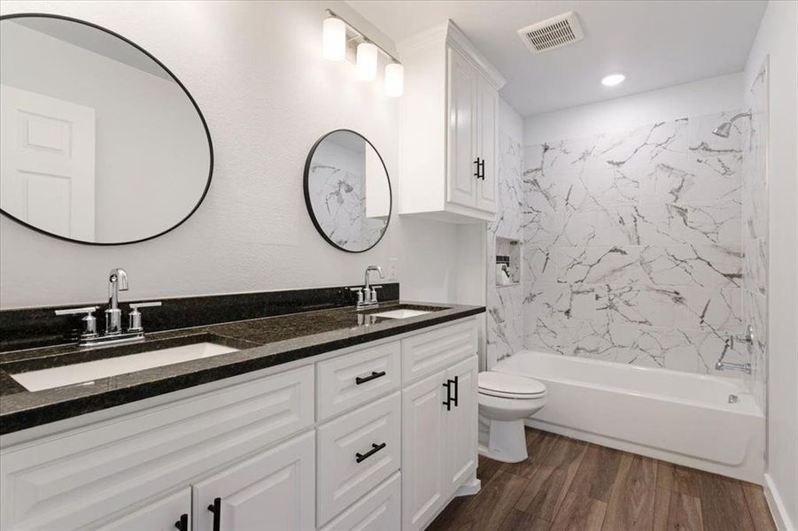 Furnished interior view inside a new home in , Sherman (Image 5).