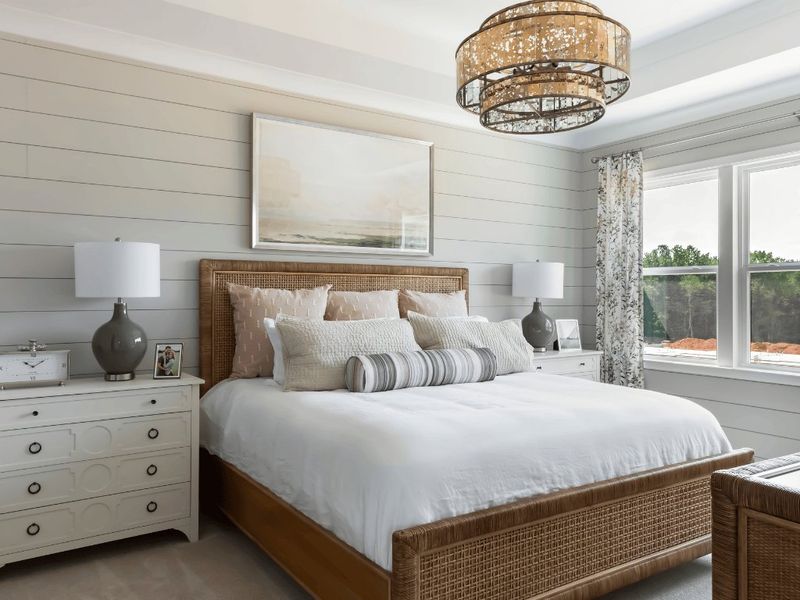 Representative furnished interior of a home built from the York by Tri Pointe Homes in Grahym at Southbridge, Fort Mill (Image 7).