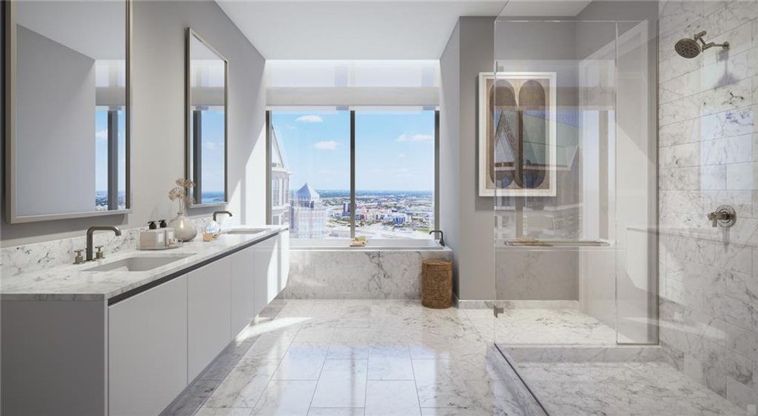 Furnished interior view inside a new home in , Tampa (Image 12).