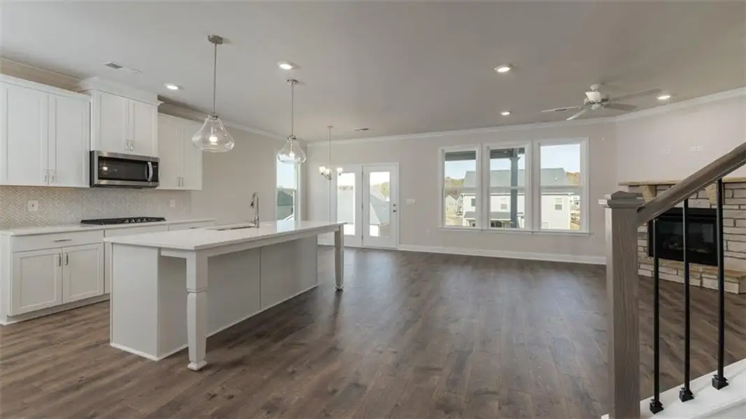 Furnished interior view inside a new home in Westland, Bogart (Image 4).
