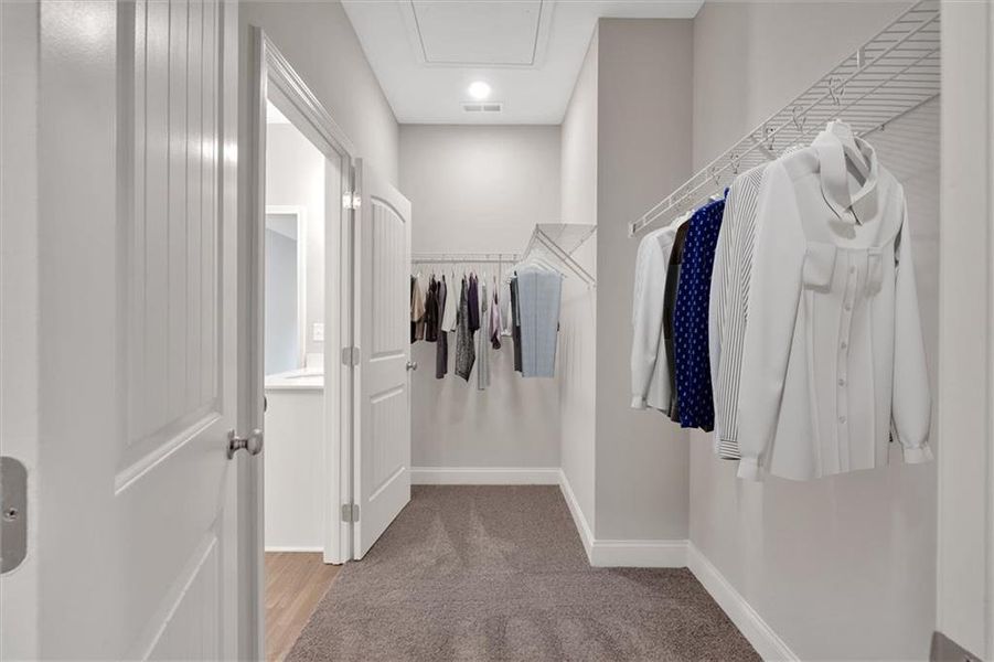 Furnished interior view inside a new home in Heritage Pointe at The Georgian, Villa Rica (Image 29).