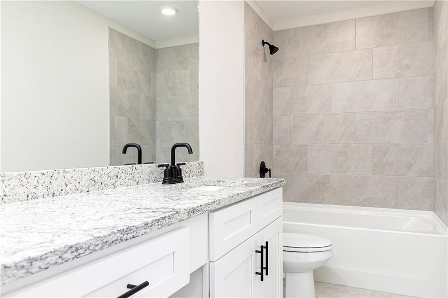 Furnished interior view inside a new home in Lake Preserve at Jackson Trail, Jefferson (Image 3).