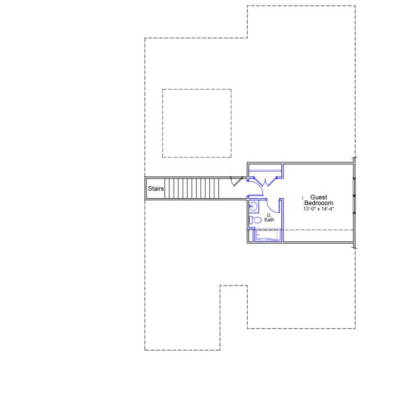 2D floor plan layout of this home in Citadel Point at Southbridge, Sneads Ferry, NC (Image 3).
