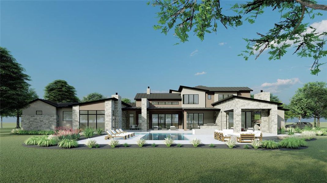 Front exterior of a new home in , Argyle, TX, highlighting curb appeal (Image 2).