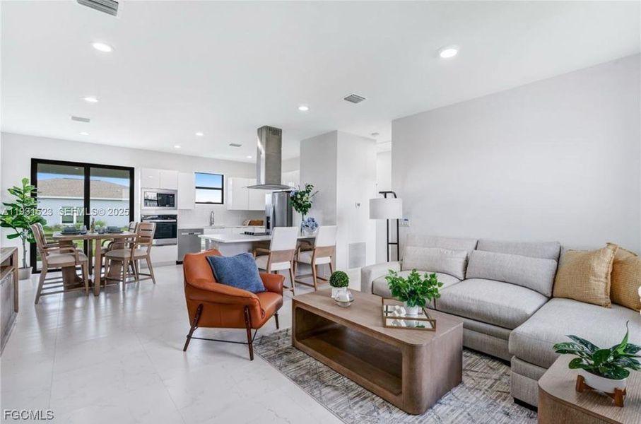 Furnished interior view inside a new home in , Labelle (Image 13).