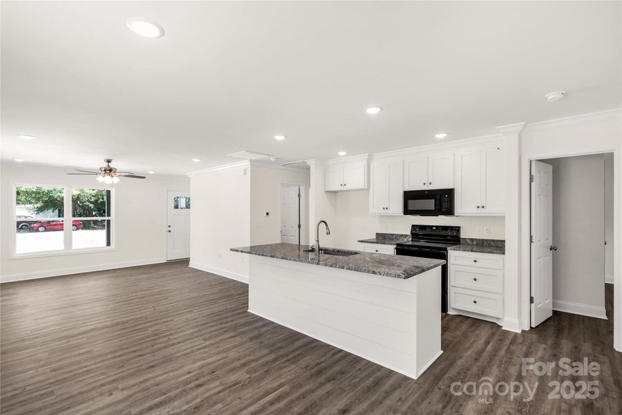 Furnished interior view inside a new home in , Clover (Image 9). Furnished interior view inside a new home in , Clover (Image 9).