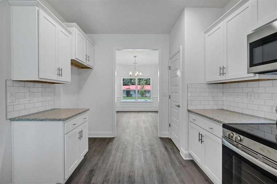 Furnished interior view inside a new home in Park Place, Bowdon (Image 9).