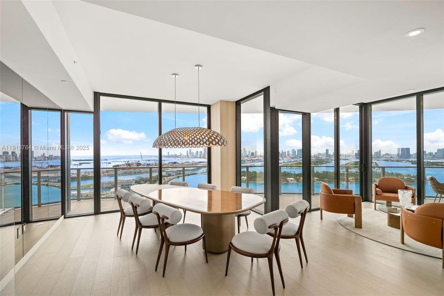 Furnished interior view inside a new home in Five Park, Miami Beach (Image 72). Furnished interior view inside a new home in Five Park, Miami Beach (Image 72).