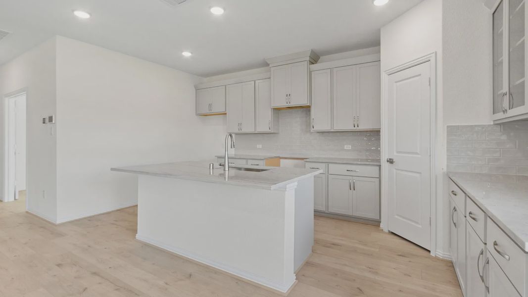 Representative furnished interior of a home built from the Maui by DRB Homes in Clear Creek, New Braunfels (Image 8).