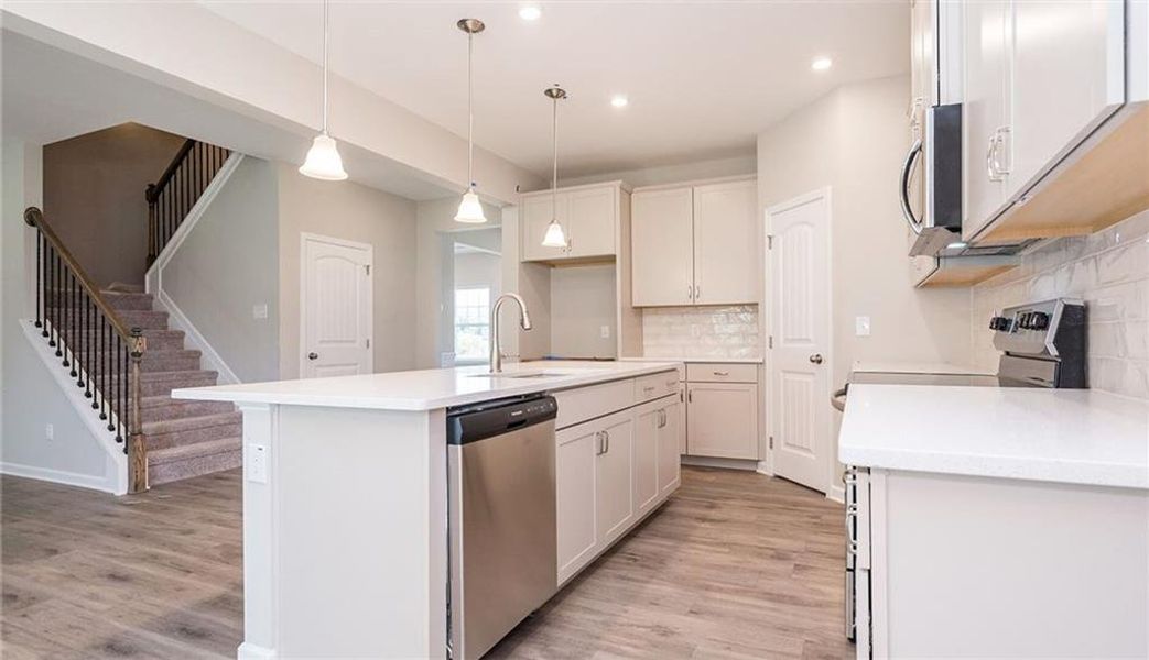 Furnished interior view inside a new home in Sagebrook, Powder Springs (Image 7).
