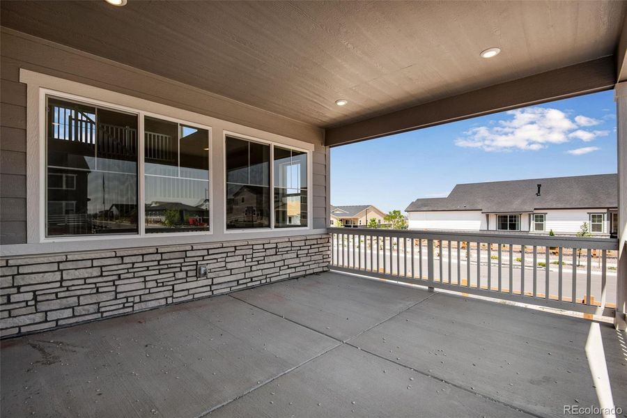 Furnished interior view inside a new home in Ensemble at The Aurora Highlands, Aurora (Image 11).