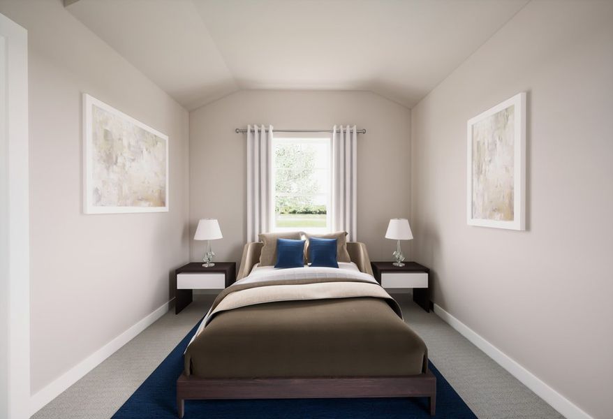 Furnished interior view inside a new home in Painted Tree, McKinney (Image 4).