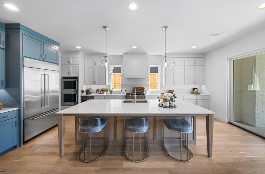 Furnished interior view inside a new home in , Dallas (Image 6).