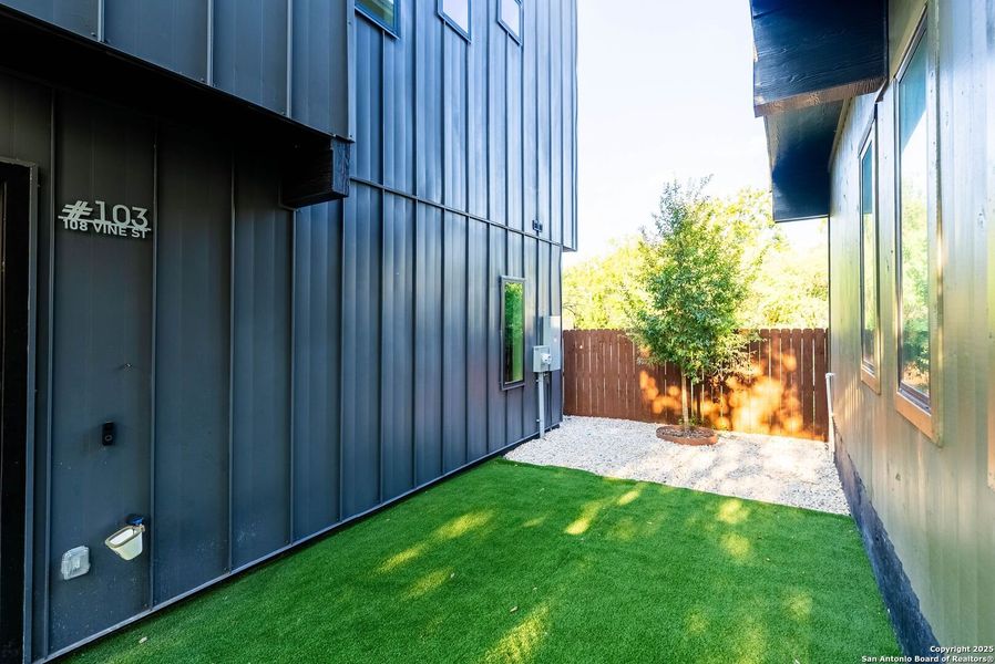 Exterior details and patio area of a home in , San Antonio (Image 18). Exterior details and patio area of a home in , San Antonio (Image 18).