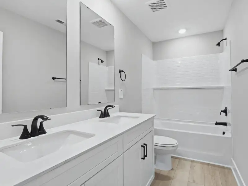 Furnished interior view inside a new home in Barrow Meadows, Zebulon (Image 8).