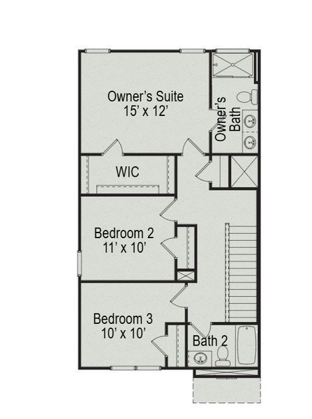 Third floor layout