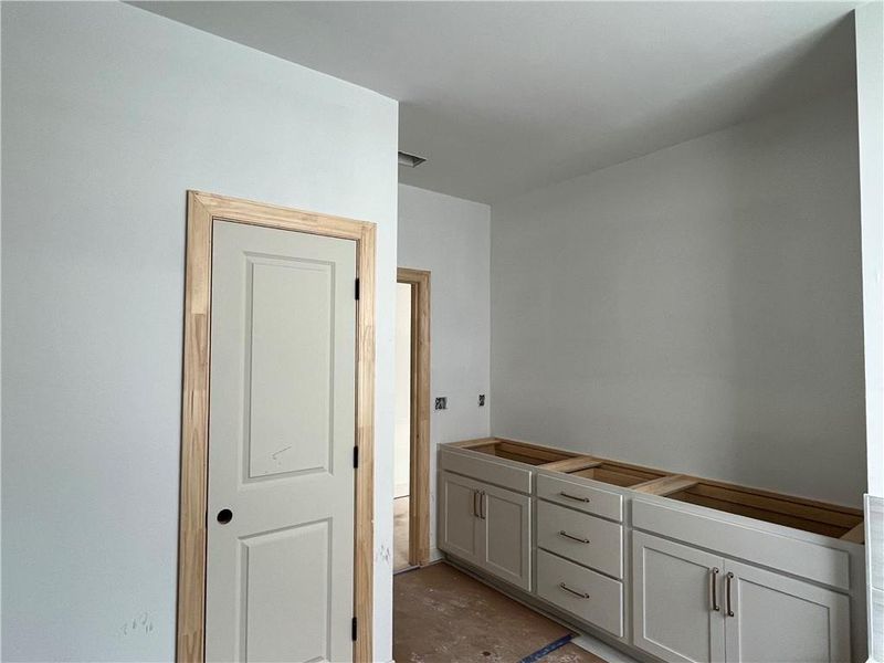In-progress construction of a new home in East Harbor II at Chestatee, Dawsonville, GA (Image 61).