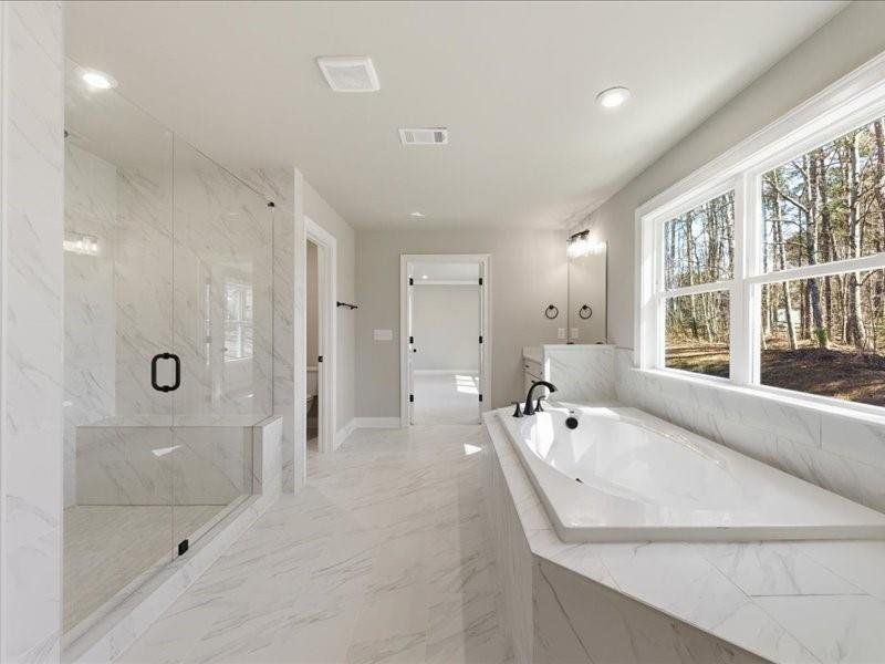 Furnished interior view inside a new home in Ford Landing, Acworth (Image 12).