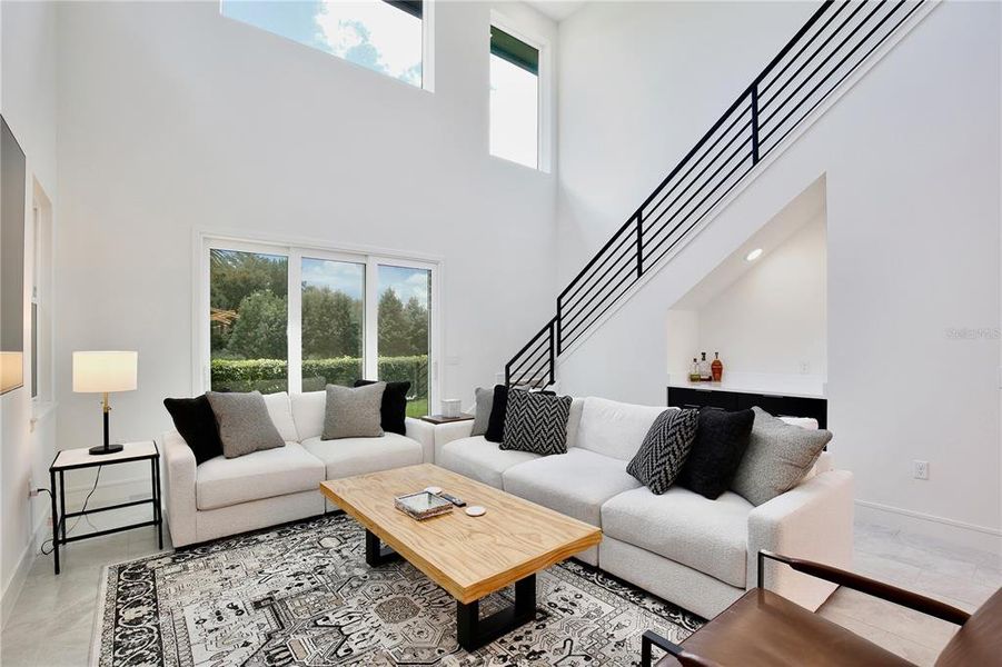 Furnished interior view inside a new home in Hampton Green at Providence, Davenport (Image 36). Furnished interior view inside a new home in Hampton Green at Providence, Davenport (Image 36).