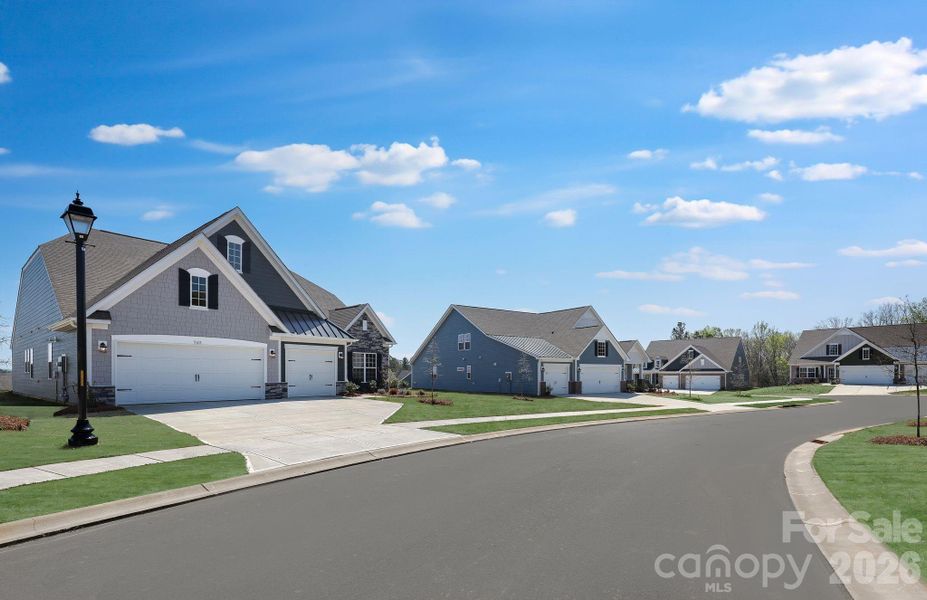 Front exterior of a new home in Roselyn, Lancaster, SC, highlighting curb appeal (Image 2). Front exterior of a new home in Roselyn, Lancaster, SC, highlighting curb appeal (Image 2).