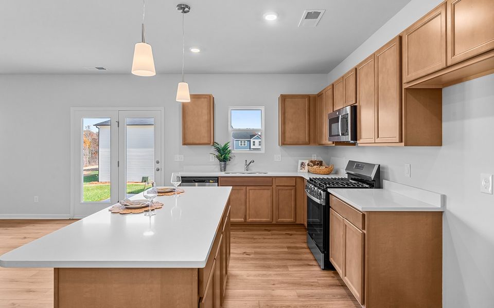 Furnished interior view inside a new home in Bell West, Kernersville (Image 12).