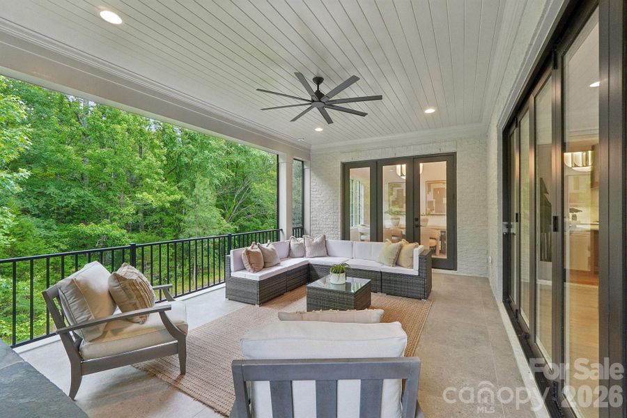 Exterior details and patio area of a home in Cardinal Crest, Weddington (Image 30). Exterior details and patio area of a home in Cardinal Crest, Weddington (Image 30).