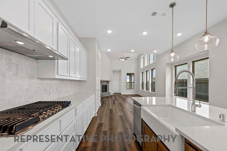 Furnished interior view inside a new home in Wellington, Haslet (Image 6).