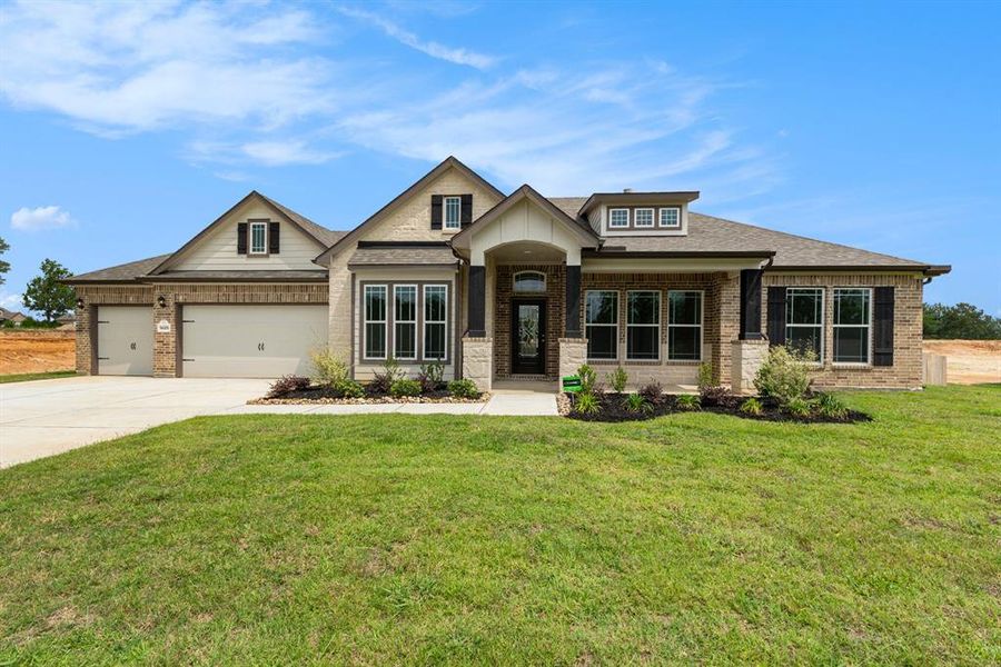 Stunning New 1 Story! 4 Bedroom, 2.5 Bath, 3 Garage!  Call Today to see your Future Home! Representation Photos of the "Dallas Plan!" Colors and selections may vary!