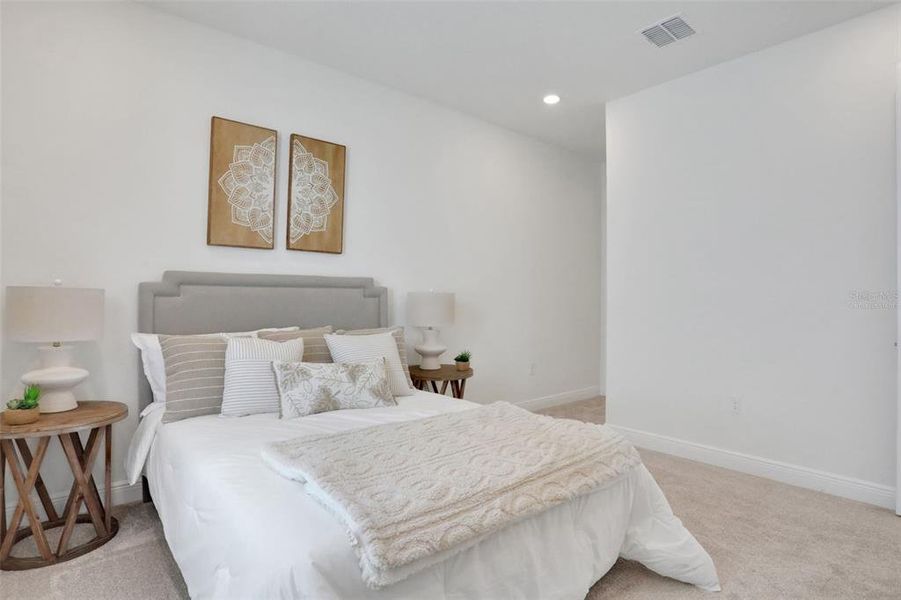 Furnished interior view inside a new home in Bungalow Walk at Lakewood Ranch, Sarasota (Image 13).