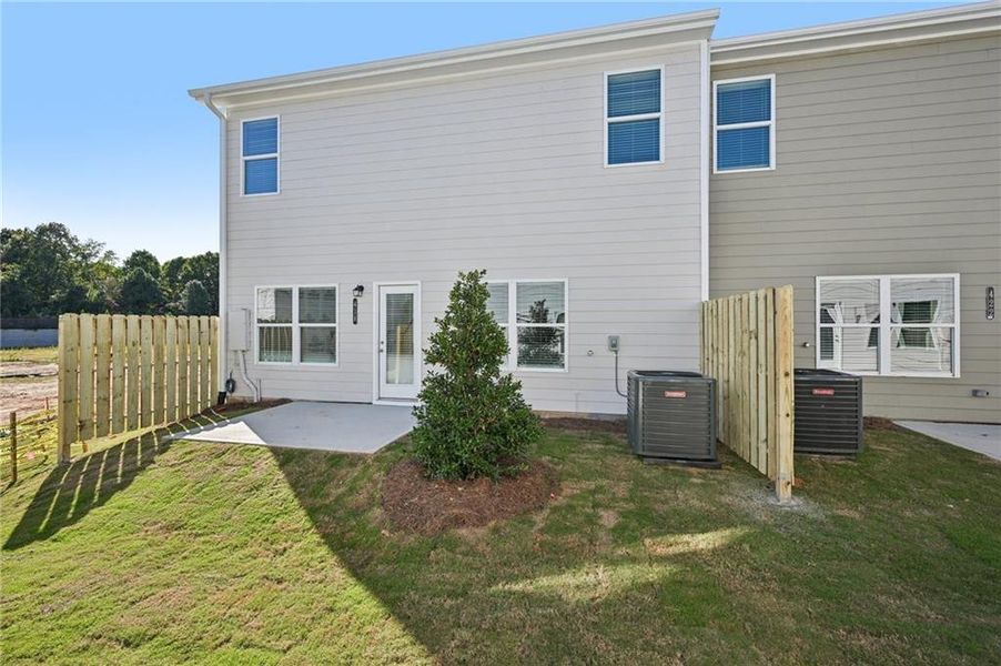 Exterior details and patio area of a home in , Woodstock (Image 3).