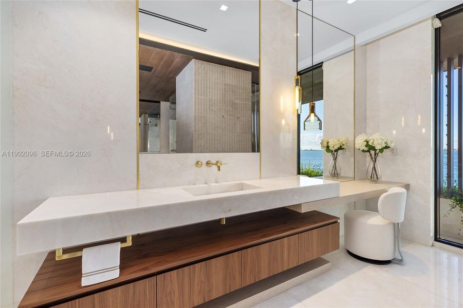 Furnished interior view inside a new home in , North Miami (Image 40).