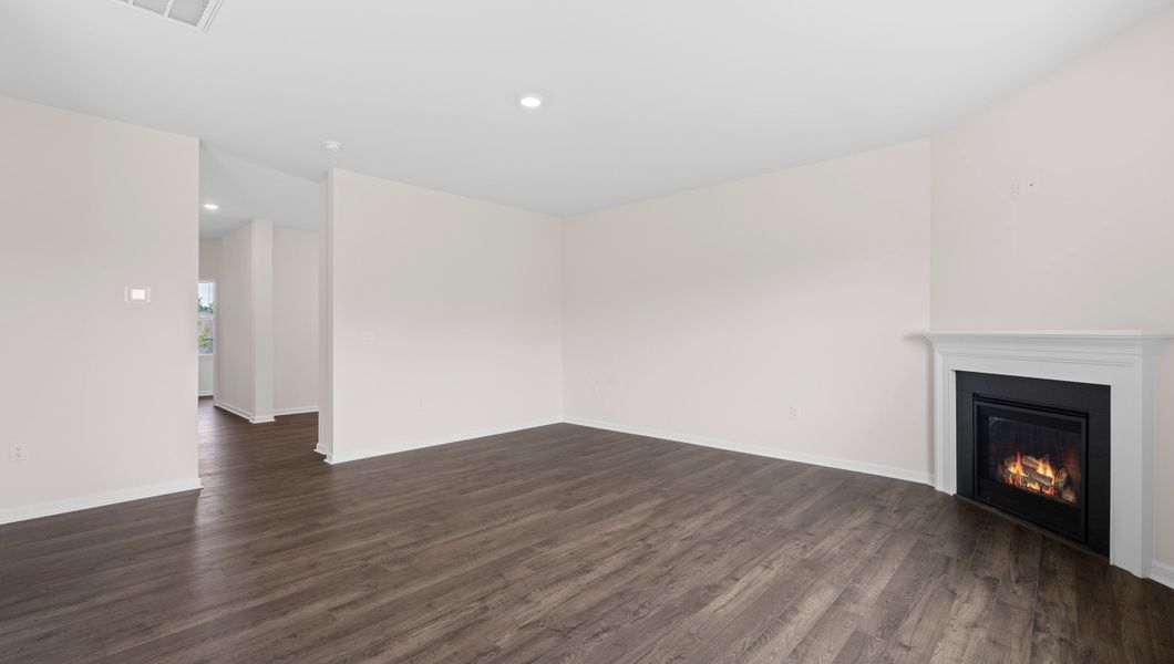 Representative unfurnished interior of a home built from the BILTMORE by D.R. Horton in Baxter Village, Boiling Springs (Image 17).