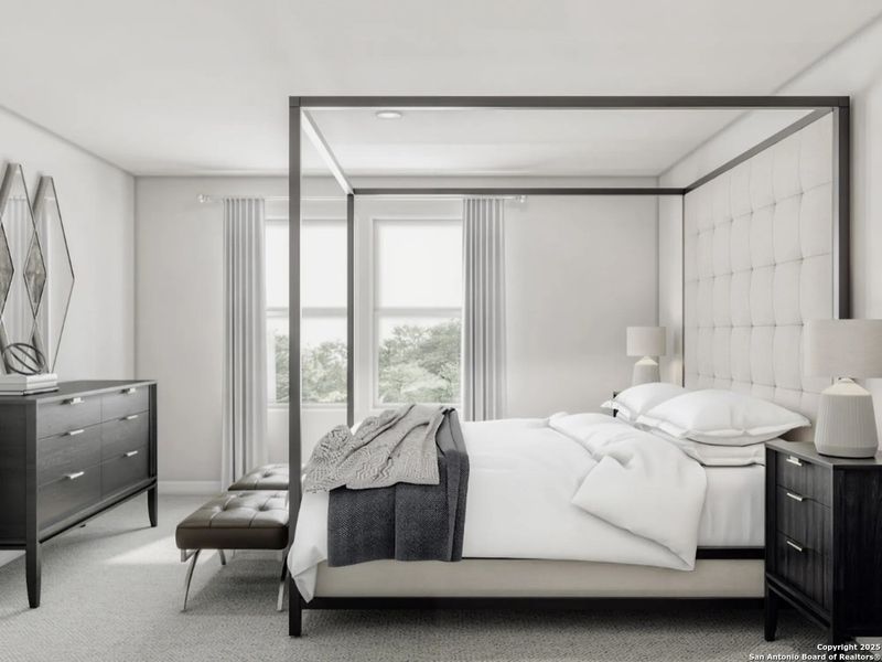 Furnished interior view inside a new home in Las Colinas, Kenedy (Image 4). Furnished interior view inside a new home in Las Colinas, Kenedy (Image 4).