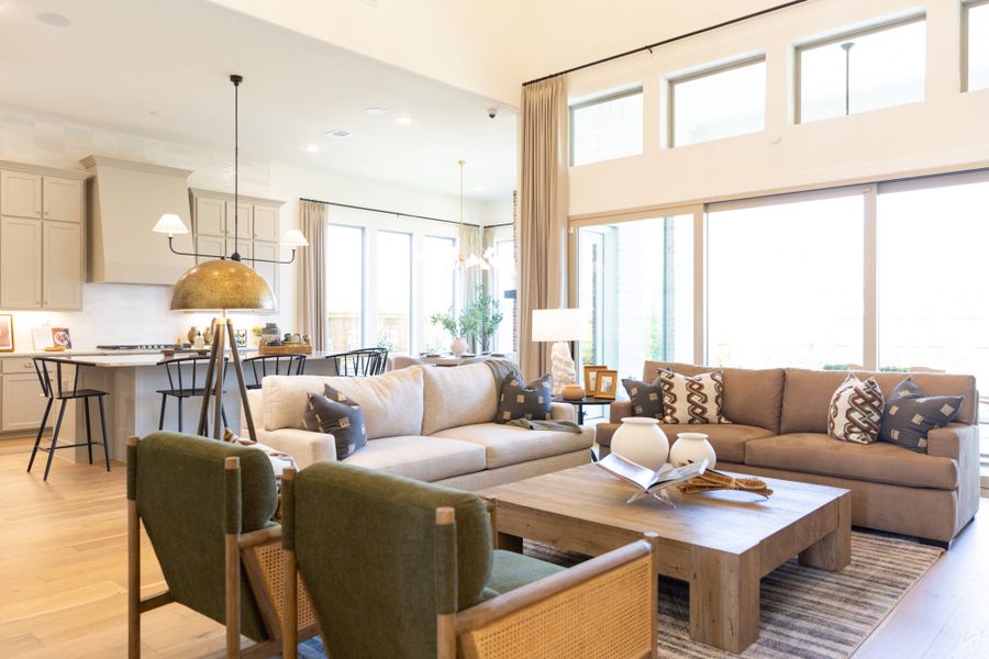 Representative furnished interior of a home built from the 5071 by Tradition Homes in Lakewood at Brookhollow – 60′ Lots, Prosper (Image 7).