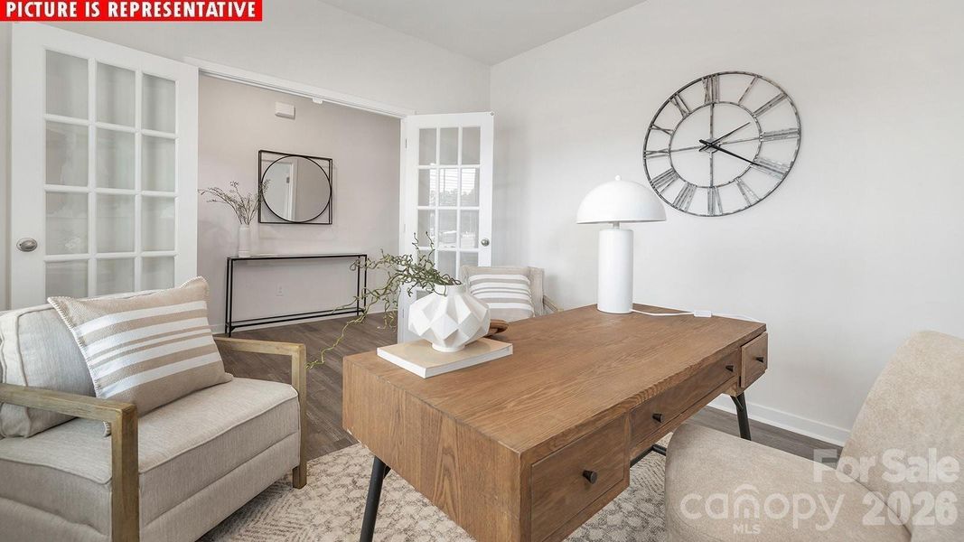 Furnished interior view inside a new home in Cardinal Creek, Charlotte (Image 6).