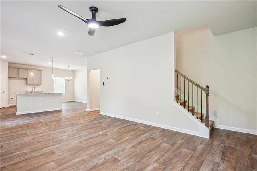 Spacious, unfurnished interior of a new home in River Walk Farm, Covington (Image 15). Spacious, unfurnished interior of a new home in River Walk Farm, Covington (Image 15).